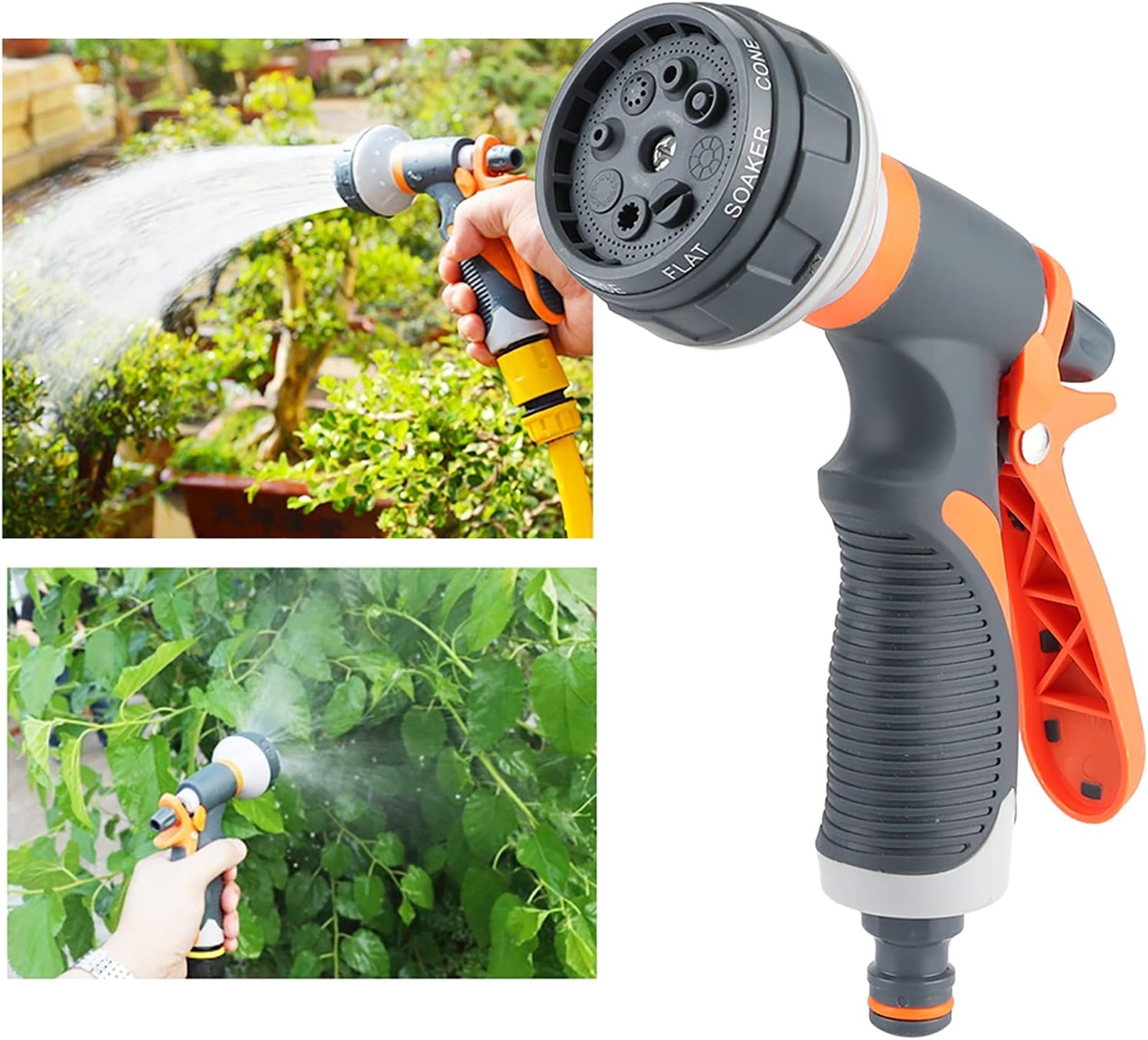Fydun Boquilla rociadora de manguera para el hogar de jardinería con conector de 12 pulgada, suministros de jardín, rociador de manguera para el