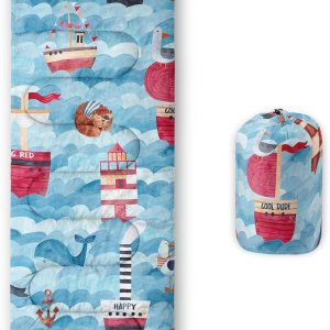 CVHOUSE Saco de dormir para camping, 3 estaciones, clima cálido y fresco, ligero, saco de dormir impermeable para adultos y niños, viajes y al aire CVHOUSE Saco de dormir para camping, 3 estaciones, clima cálido y fresco, ligero, saco de dormir impermeable para adultos y niños, viajes y al aire