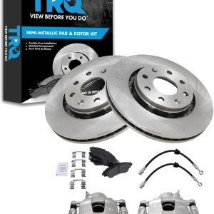 TRQ Front Brake Pad & Rotor Kit Compatible with 04-11 Chevrolet Aveo 07-11 Aveo5 09 Pontiac G3 TRQ Front Brake Pad & Rotor Kit Compatible with 04-11 Chevrolet Aveo 07-11 Aveo5 09 Pontiac G3