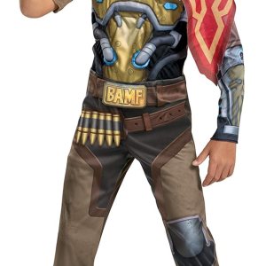 Overwatch McCree Disfraz inspirado en videojuegos para niños, mono acolchado con músculos Overwatch McCree Disfraz inspirado en videojuegos para niños, mono acolchado con músculos