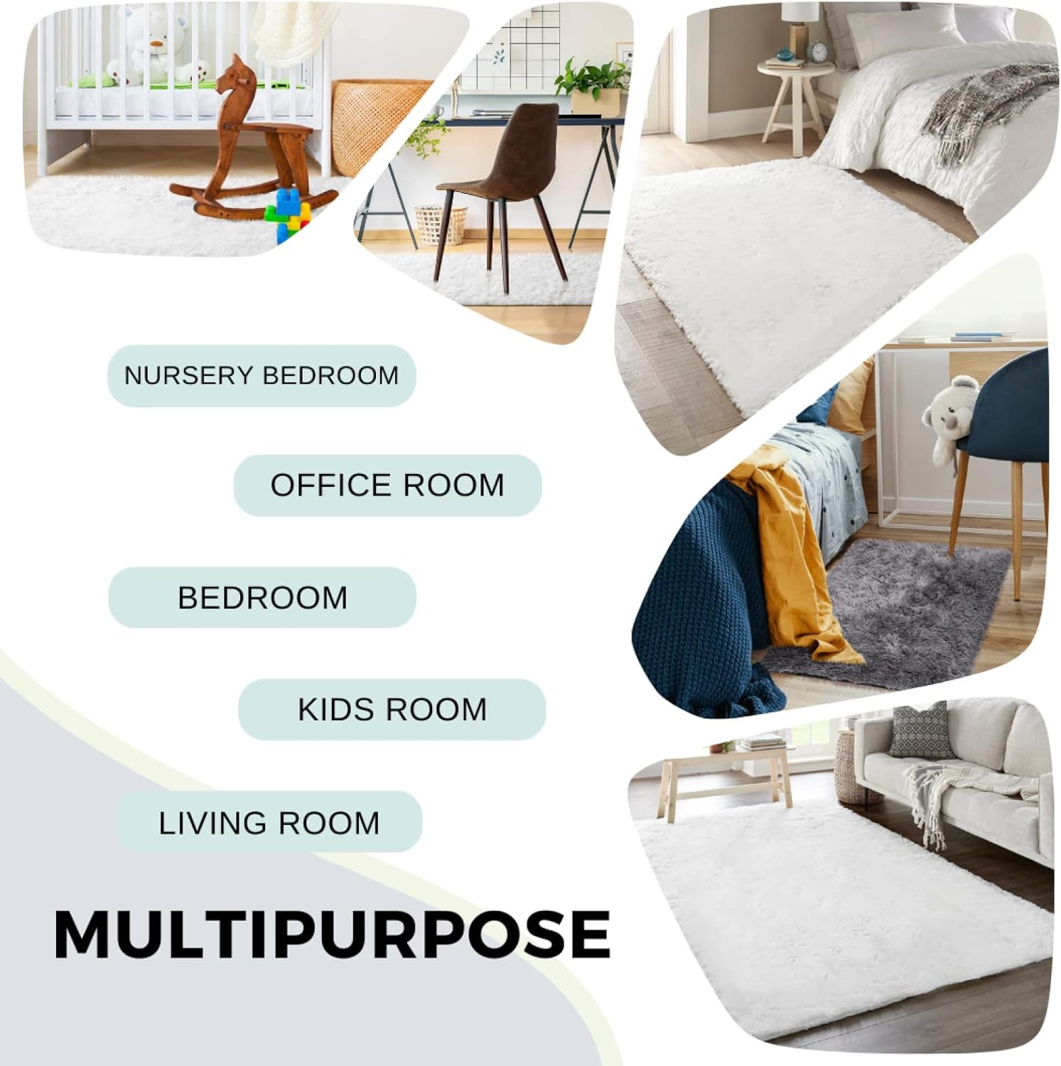 Alfombra de luna de 2 x 3 pies para entrada, sala de estar, dormitorio, alfombra de área pequeña galaxia y decoración de dormitorio, lavable,