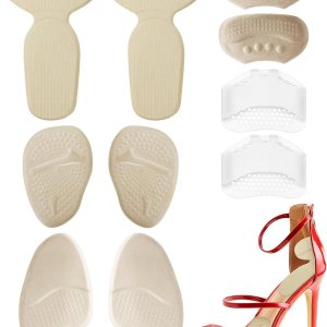 10 almohadillas cómodas de tacón alto, cojines de bola de pie para talones, insertos de zapatos de silicona para zapatos de mujer demasiado grandes, 10 almohadillas cómodas de tacón alto, cojines de bola de pie para talones, insertos de zapatos de silicona para zapatos de mujer demasiado grandes,