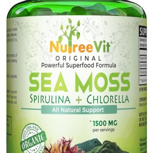 NutreeVit 100% Orgánico – Musgo Marino+Espirulina+Clorella (60 Cápsulas) NutreeVit 100% Orgánico – Musgo Marino+Espirulina+Clorella (60 Cápsulas)
