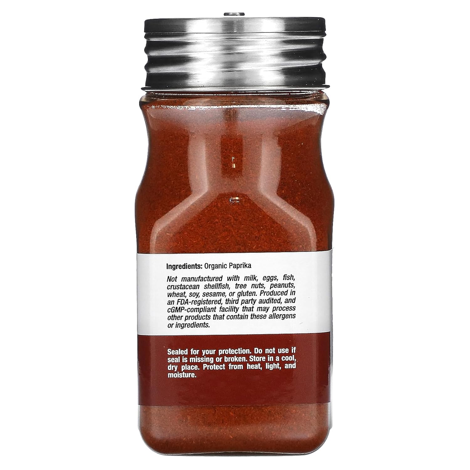 Pimentón molido orgánico, no irradiado, sin ETO, 2.53 oz (71 g), California Gold Nutrition