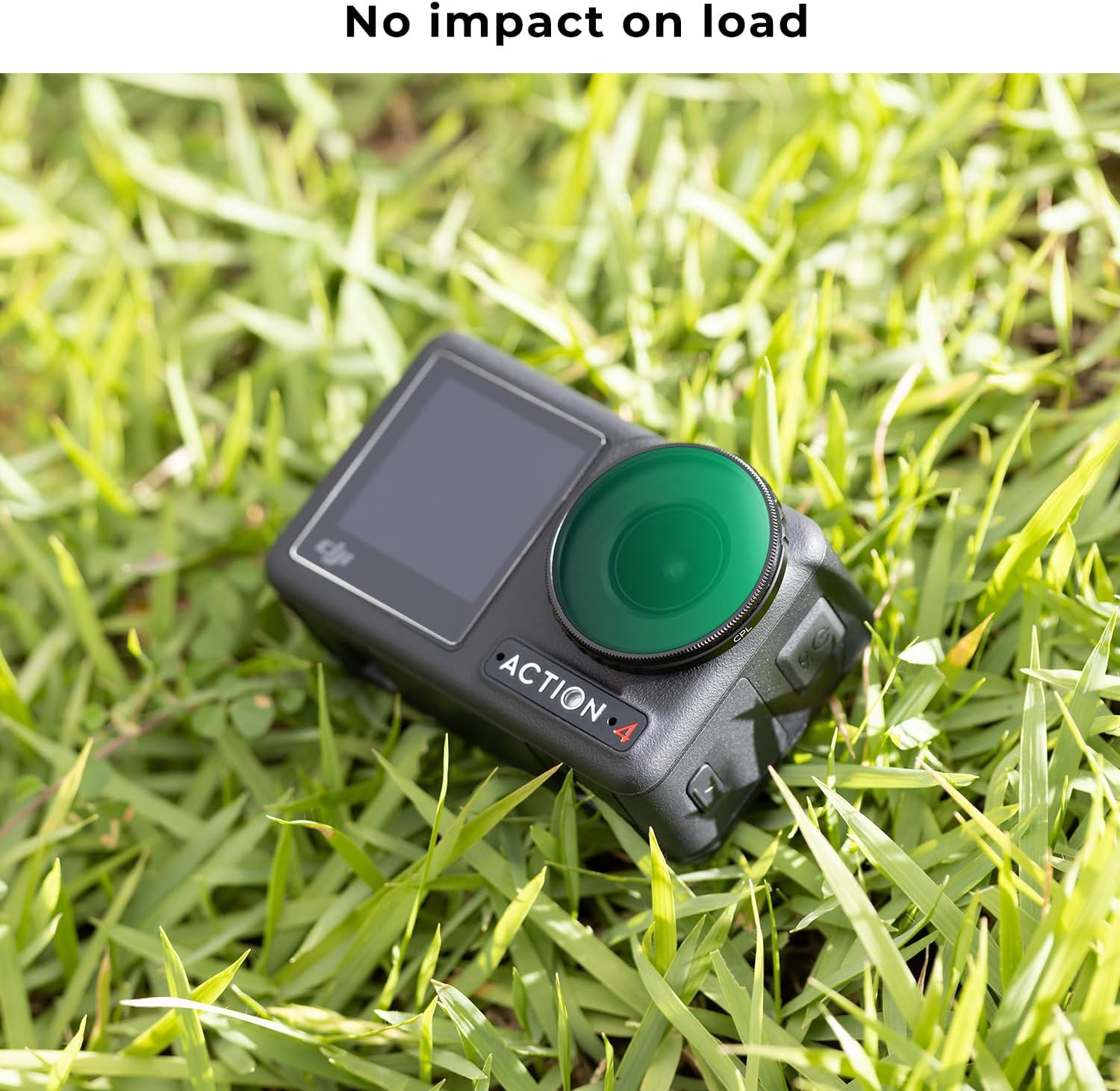 K&F Concept Osmo Action 4 Polarizadores circulares, filtro CPL compatible con DJI Osmo Action 4, vidrio óptico superior con filtro multicapa