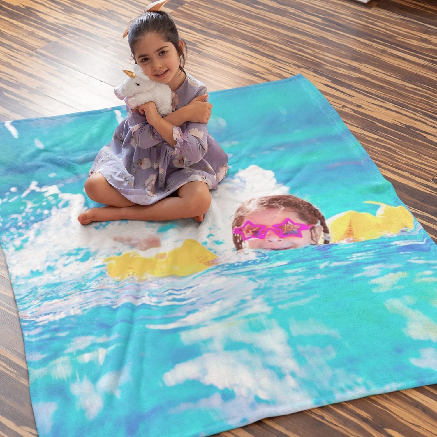 CanvasChamp Manta de forro polar, personaliza mantas de forro polar, imprime tu foto en una manta, tamaño Queen – 50 x 60 pulgadas