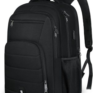RAINSMORE Mochila para laptop de 15.6 pulgadas, mochila de viaje grande para hombres y mujeres, mochila impermeable para computadora, mochila de RAINSMORE Mochila para laptop de 15.6 pulgadas, mochila de viaje grande para hombres y mujeres, mochila impermeable para computadora, mochila de
