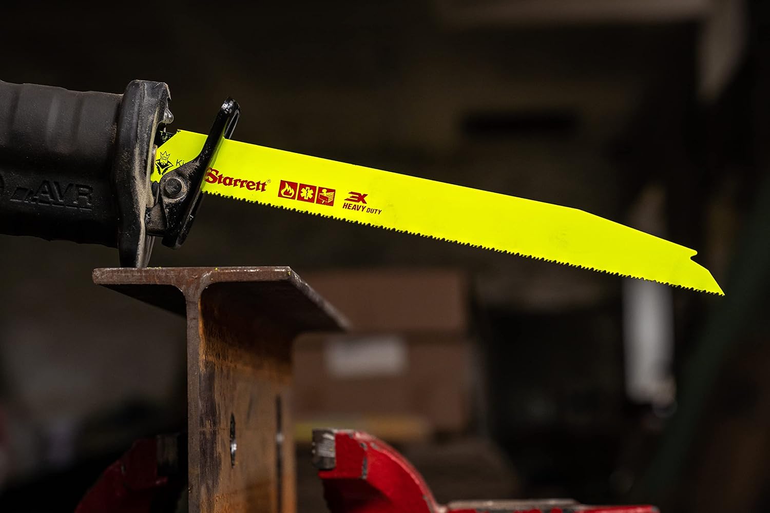 Starrett Hoja de sierra recíproca de demolición y rescate de incendios bimetálica, 6 pulgadas de largo x 34 pulgadas de ancho x 0.35 pulgadas de