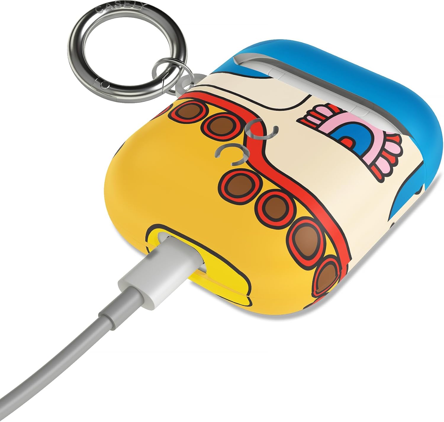 Casely Funda diseñada para AirPods 1  Beatles  Yellow Submarine  AirPods