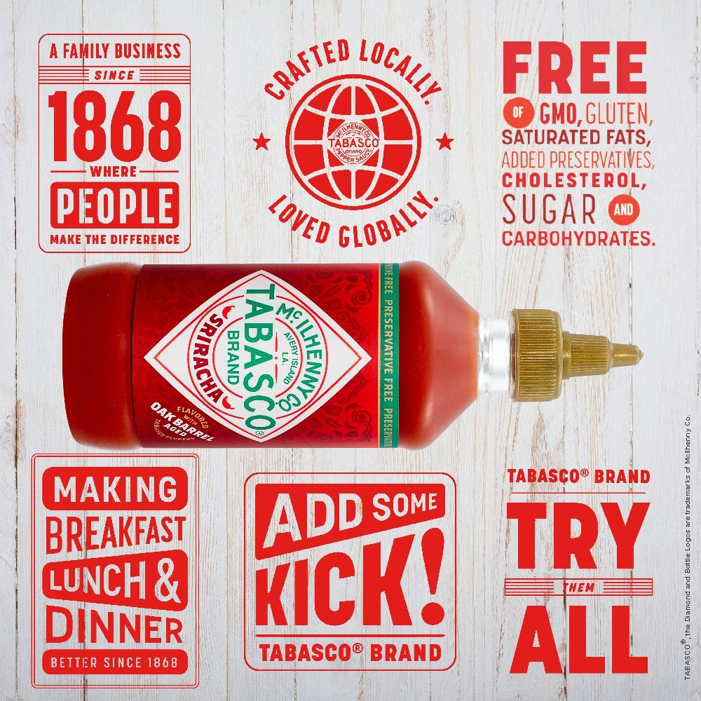 Salsa Sriracha TOBASCO, 256 ML