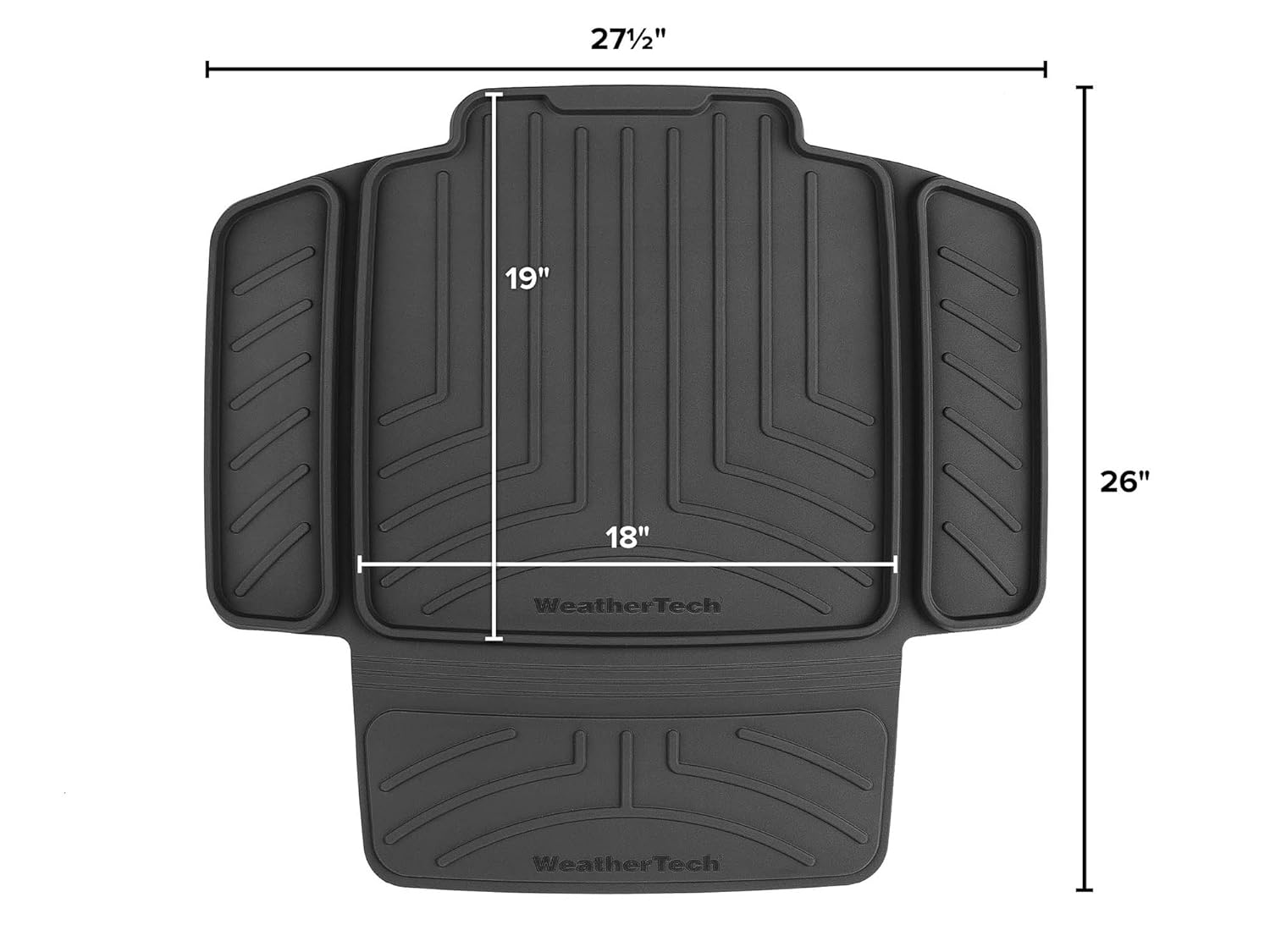 WeatherTech Protector de asiento de coche infantil, gris