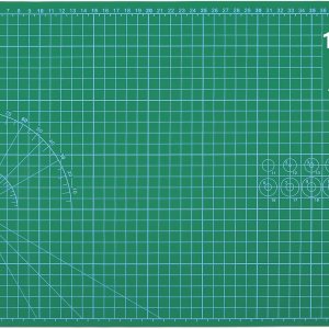 DIYSELF Tapete de costura autorreparable, tapete de corte giratorio de 18 x 12 pulgadas para manualidades, protector de mesa de doble cara de 5 DIYSELF Tapete de costura autorreparable, tapete de corte giratorio de 18 x 12 pulgadas para manualidades, protector de mesa de doble cara de 5