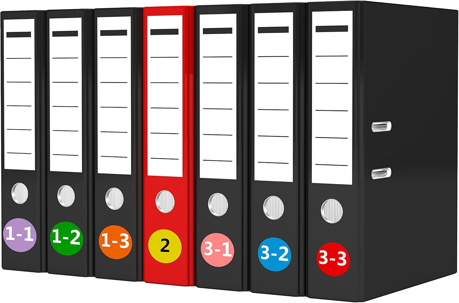 JUMPUPPY Etiquetas adhesivas térmicas redondas de 2 pies, papel autoadhesivo para impresora térmica directa, rollo multiusos, calcomanías térmicas