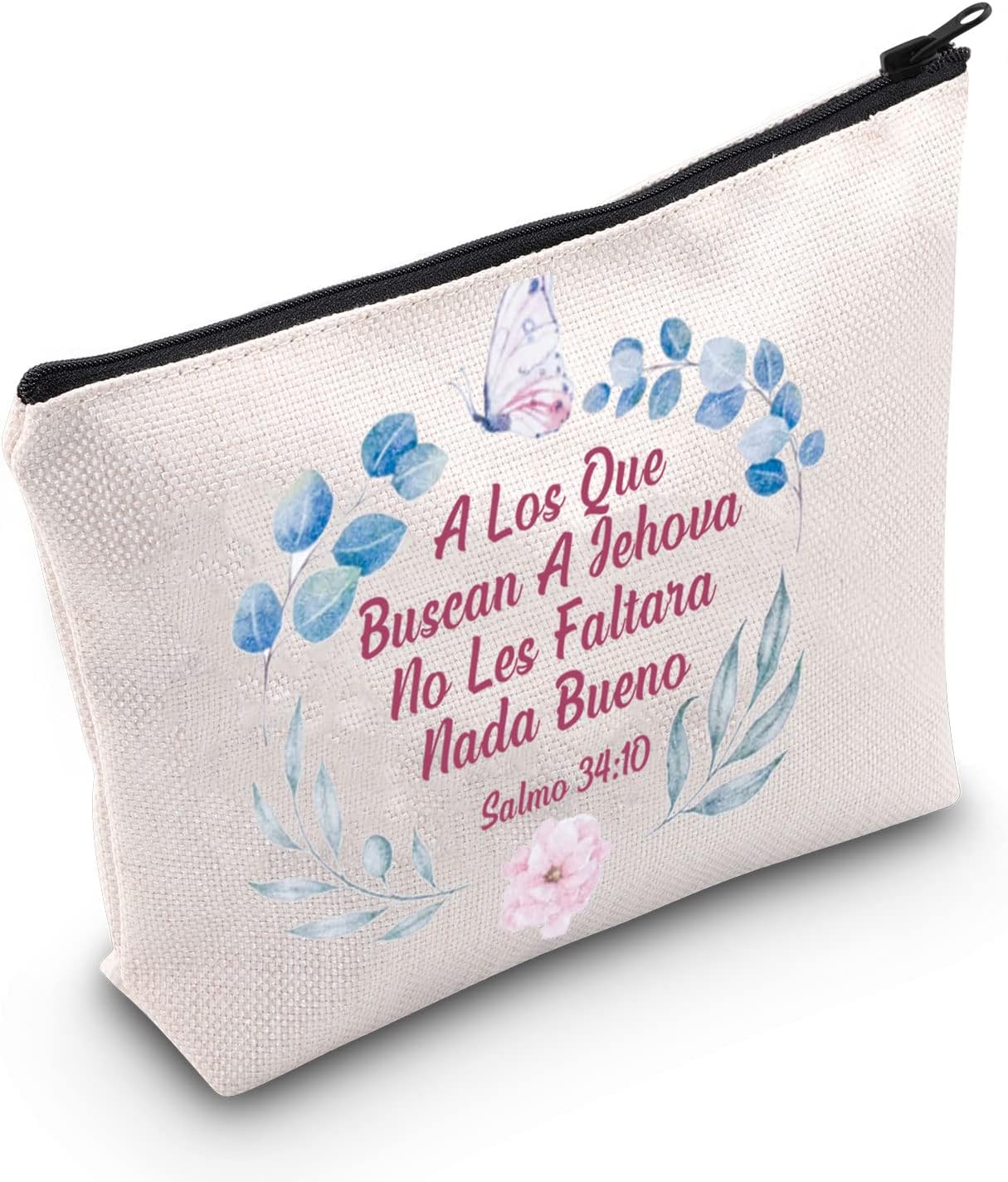 POFULL JW Ministry Gift Salmo 3410 Regalo JW Bolsa de cosméticos española Jw Pioneer School Gift, Salmo 3410