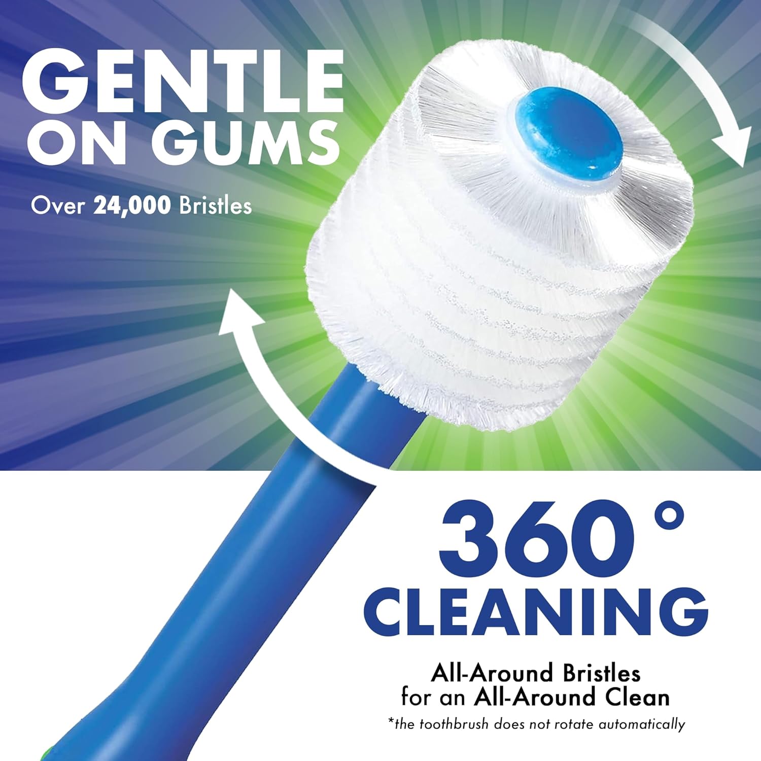 Baby Buddy 360 Cepillo de dientes Etapa 1, 3 Count, Azul
