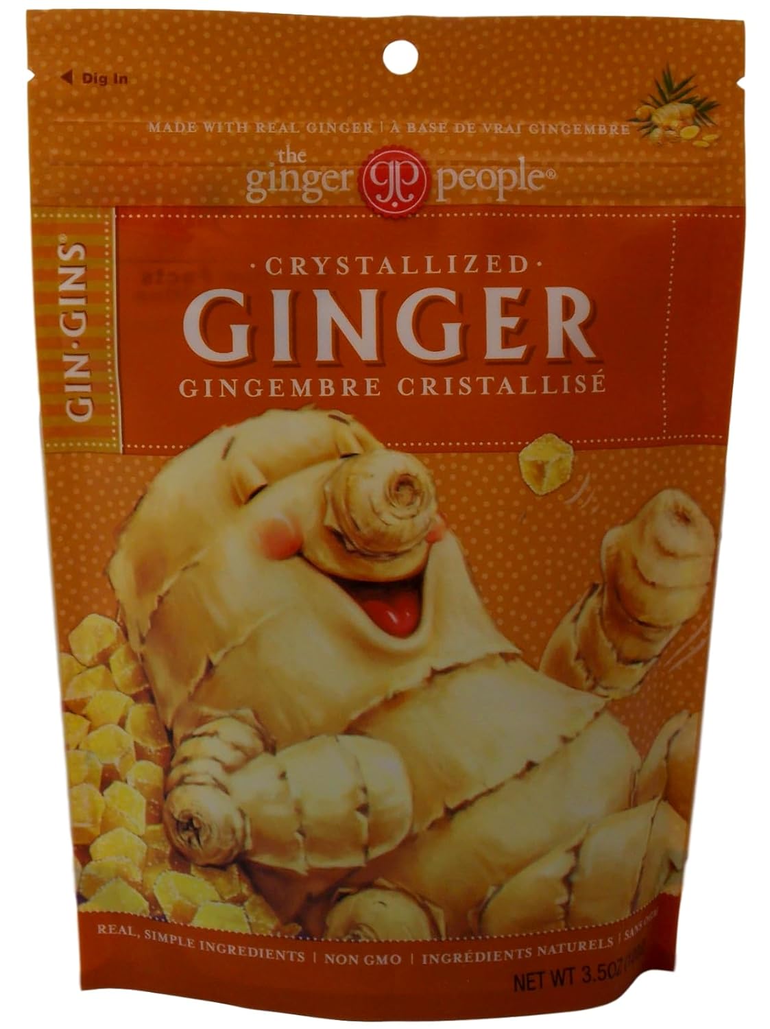 Gin Gins Ginger Chews  Caramelo de jengibre masticable variedad de 4 sabores (1) cada uno doble fuerza, original, súper fuerte, jengibre