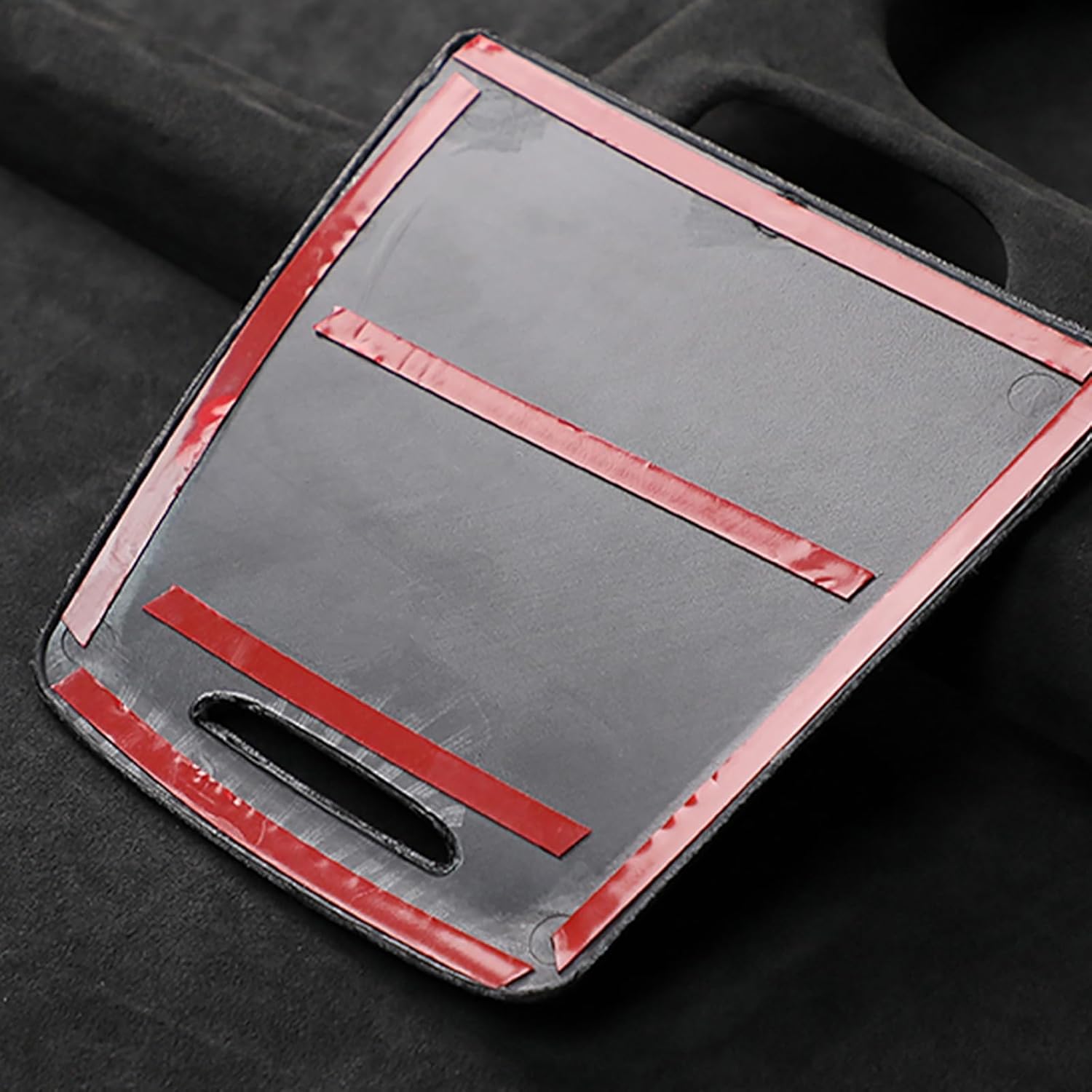 Cubierta de panel de consola central para Mercedes-Benz Clase E W213 2016 2017 2018 estilo Alcántara caja de almacenamiento de consola estilo