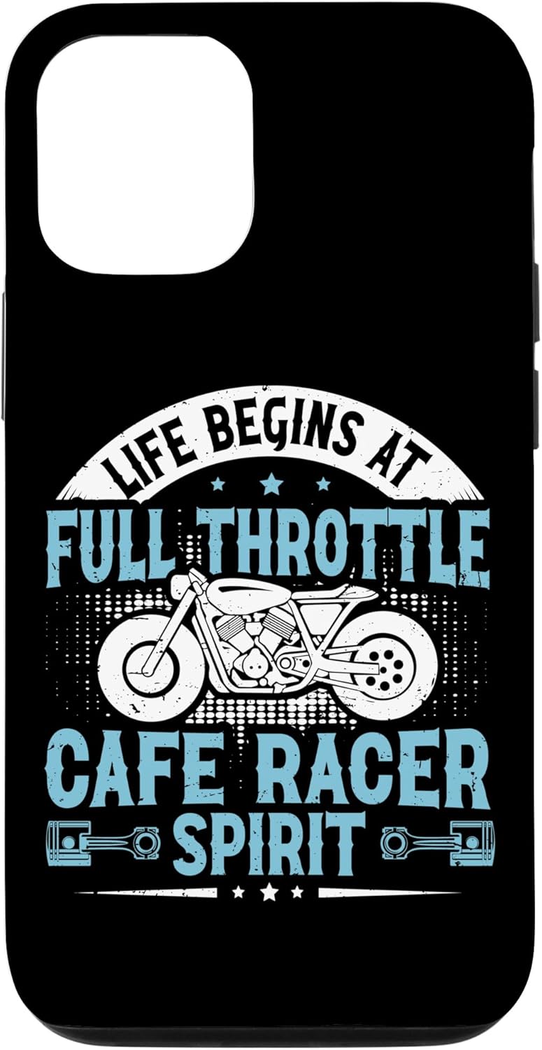 iPhone 1212 Pro Life Begins At Full Throttle – Cafe Racer Case