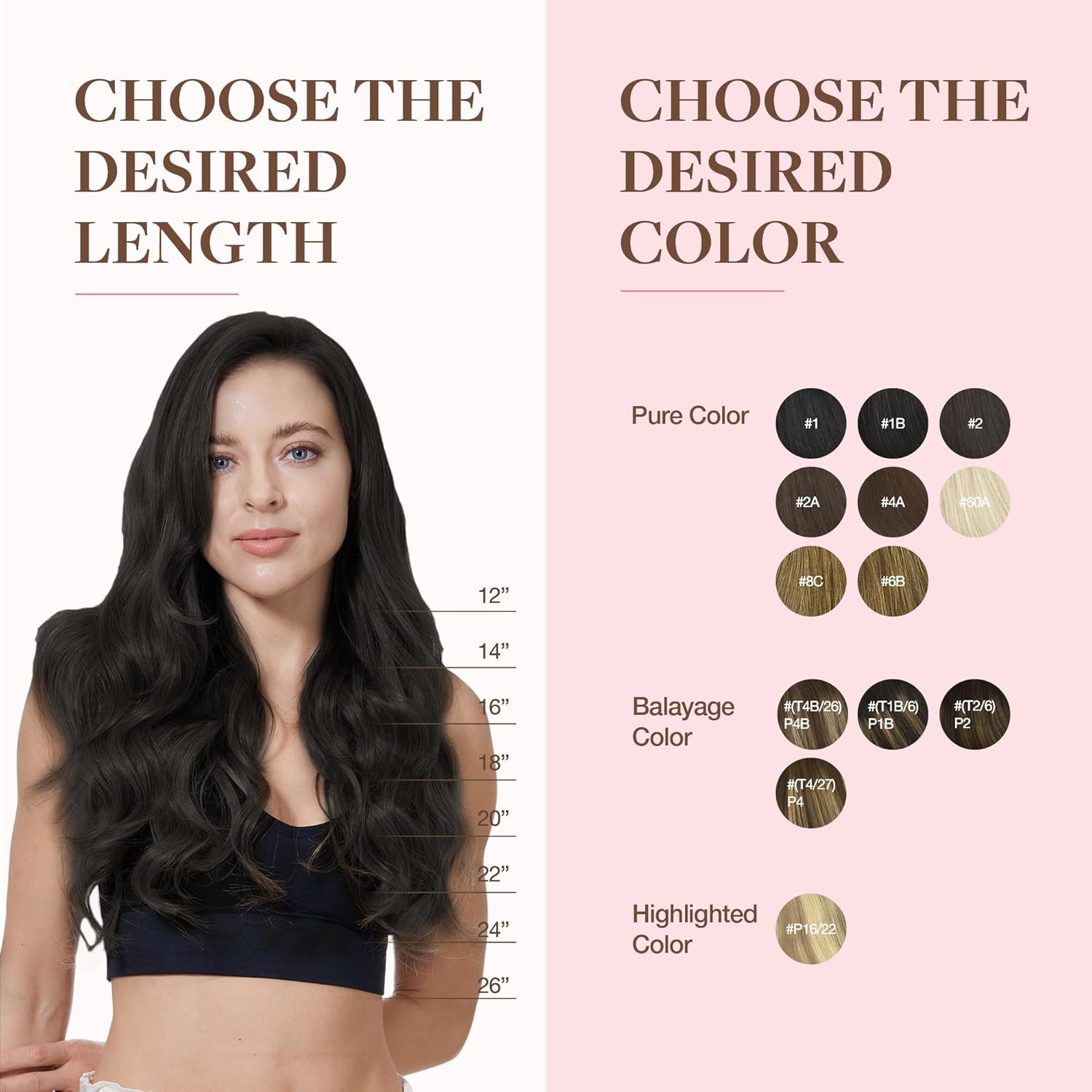 GOO GOO Extensiones de cabello humano con clip, 9 unidades, 4.53 oz, 18 pulgadas, extensiones de cabello Remy negro natural, extensiones de cabello