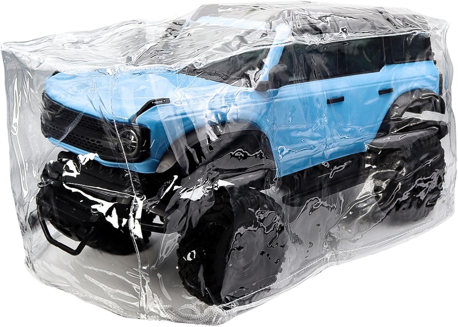 Cubierta transparente de PVC para coche, organizador de almacenamiento para 110 Rock Crawler TRX4 Defender SCX10 III VS4 10 Element Enduro TF2