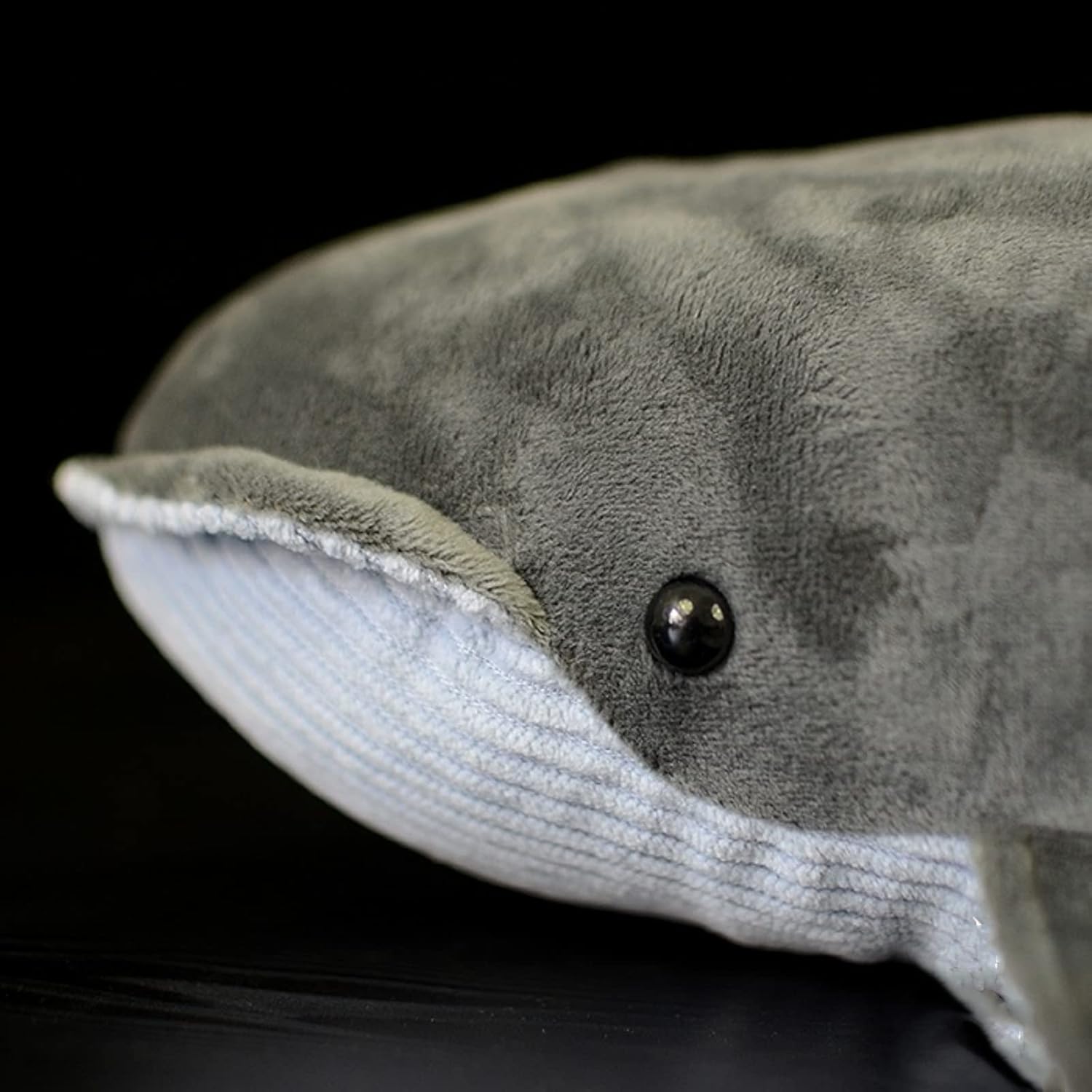 Juguete de peluche de ballena barbada de simulación, ballena barbada gris, animal de peluche suave, juguete realista de 20 pulgadas, relleno de