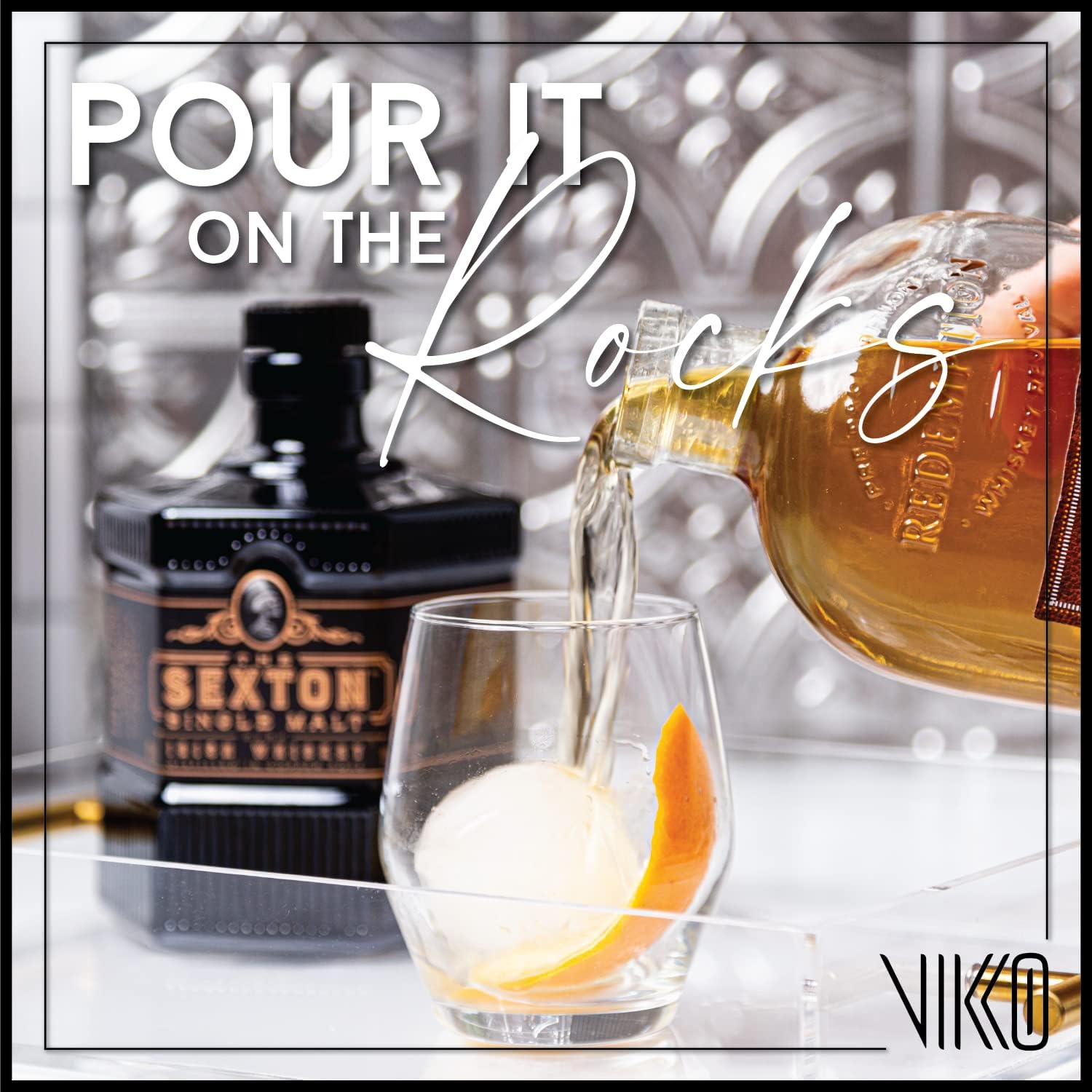 Vikko Juego de 4 vasos de whisky Old Fashioned de 12.5 onzas, vasos de whisky escocés de primera calidad, aptos para lavavajillas