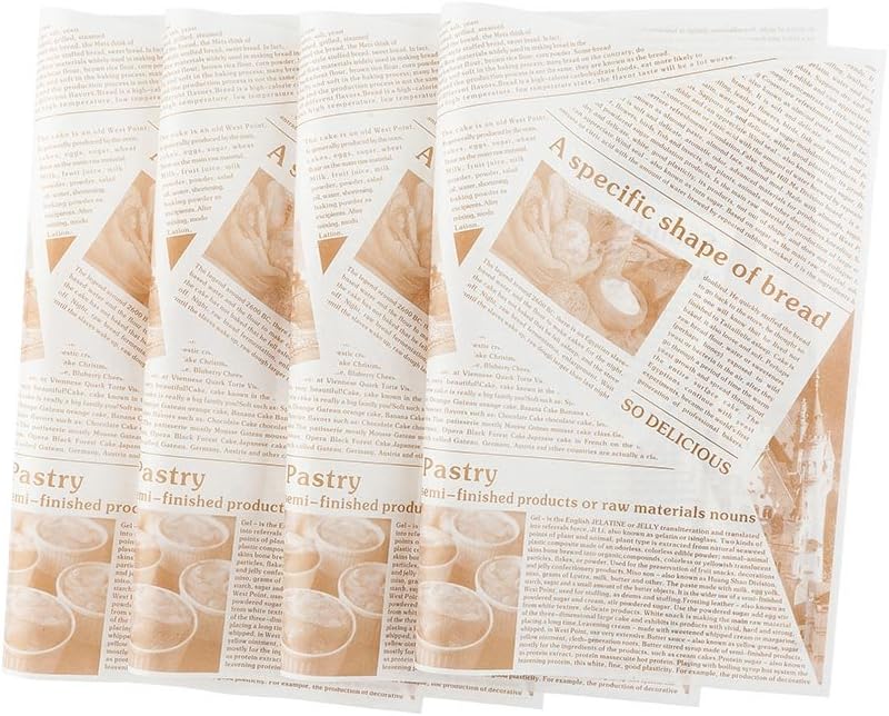 Restaurantware Gastronomia – Papeles de delicatessen de 15 x 11 pulgadas, 200 papeles de papel de periódico para sándwich, a prueba de grasa, aptos