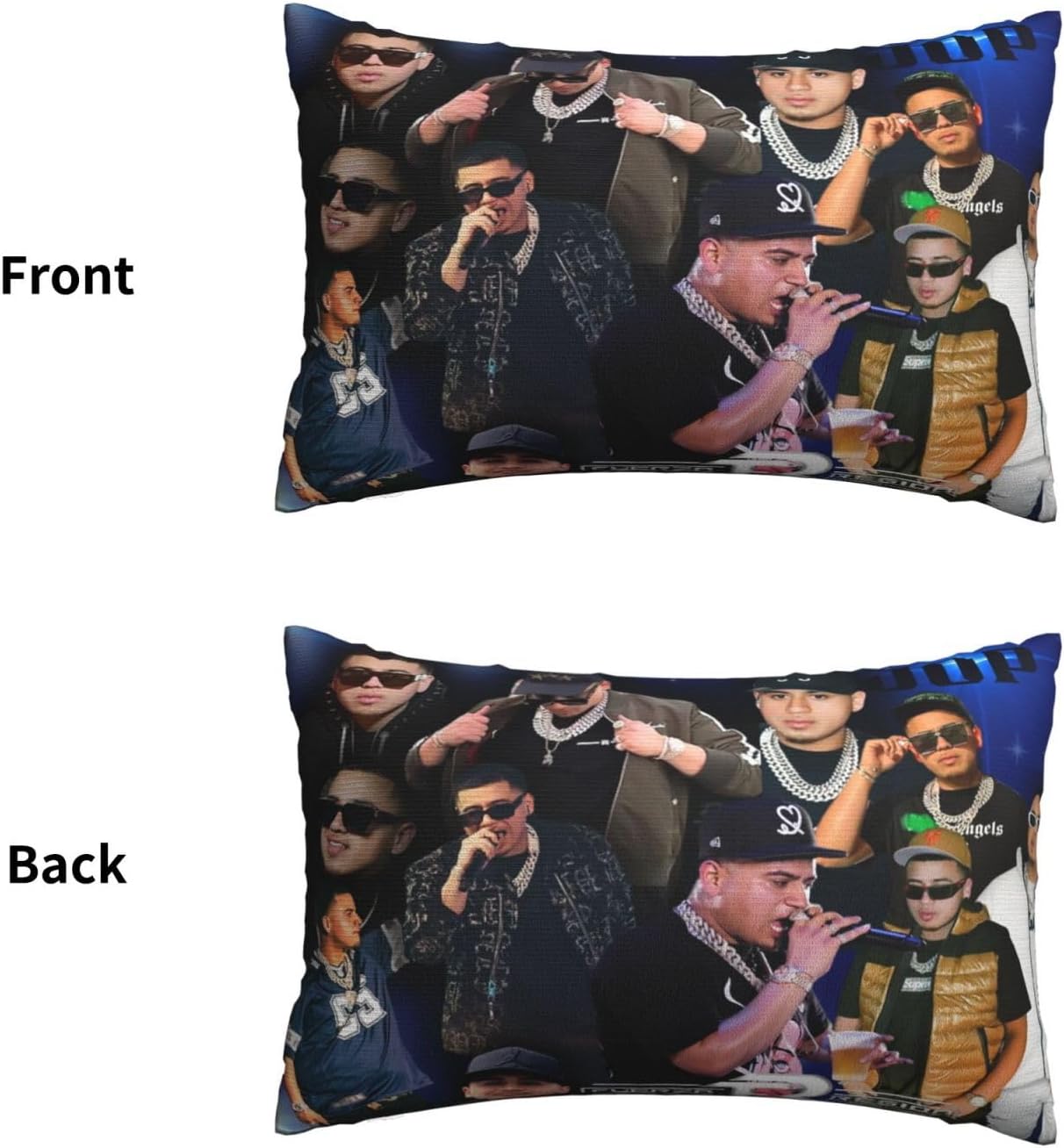 OBLUE Fuerza Singer Regida Band – Fundas de almohada de 20 x 30 pulgadas, funda de almohada para exteriores para decoración de sofá