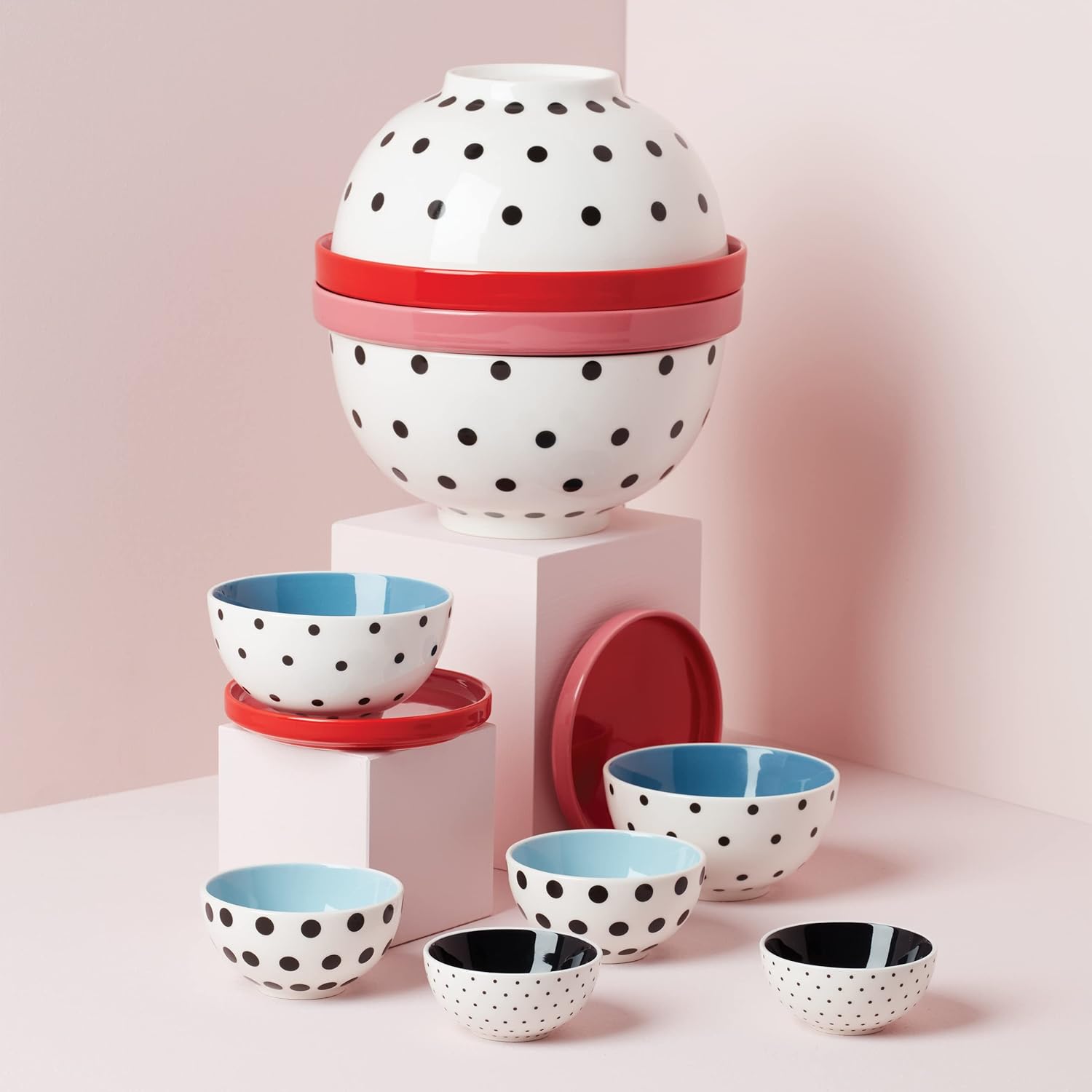 Kate Spade New York Ks – Juego de nido Luna Mini, 8 piezas, 3.73, multicolor