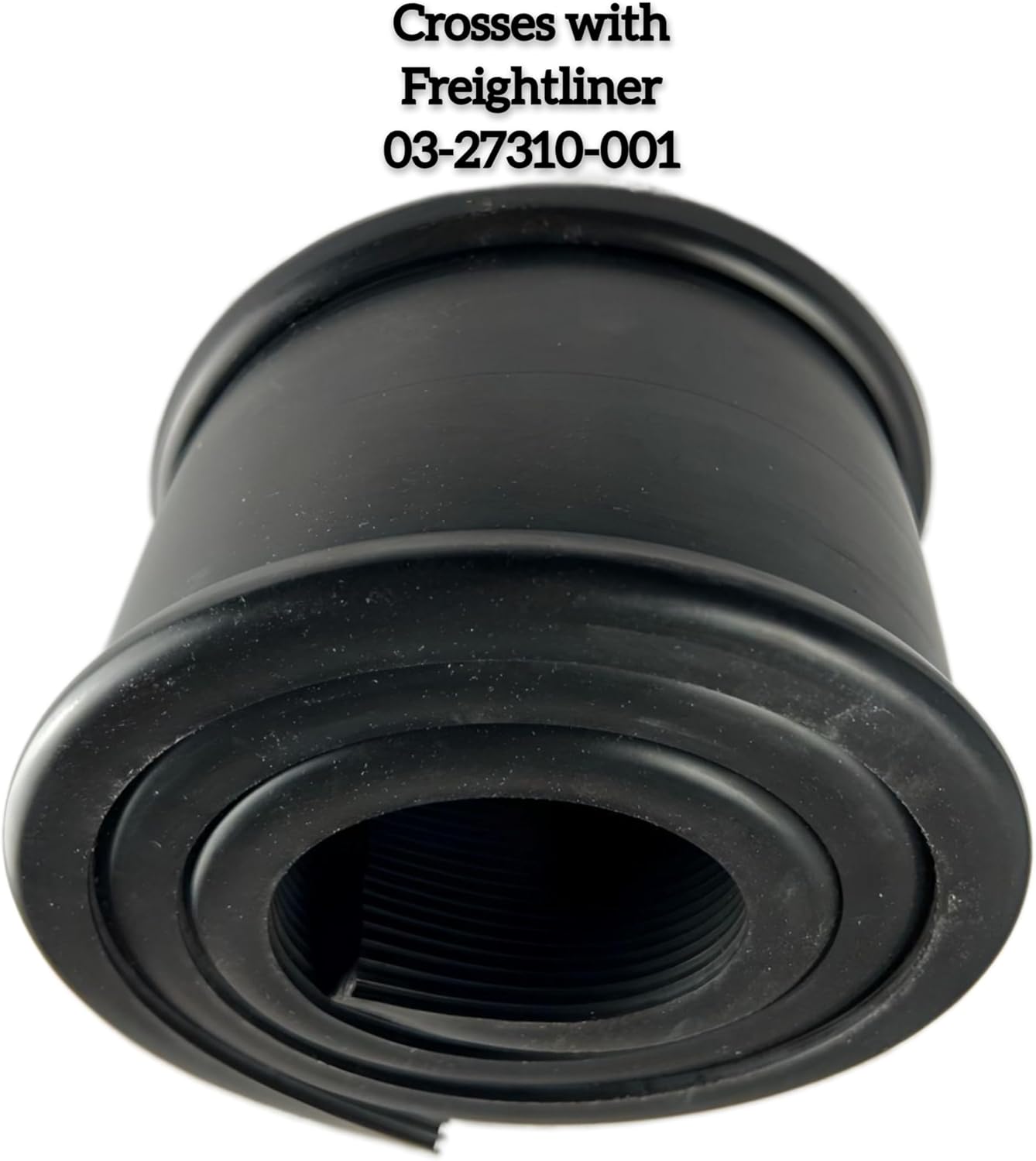 Aislador de correa para tanque de combustible de 4 pulgadas compatible con camiones Freightliner con aisladores de goma de 42.25 pulgadas de longitud