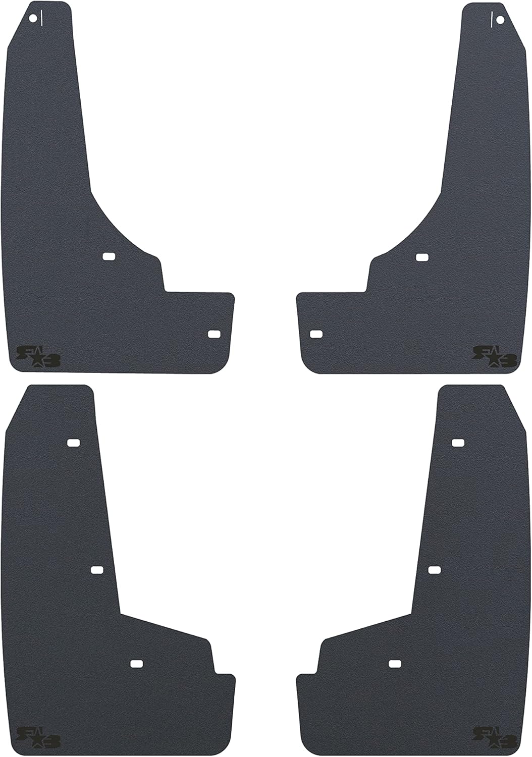 RokBlokz Aletas de barro para Dodge Challenger 2018-2021 – Juego de 4 aletas de barro para la parte delantera y trasera, varios colores disponibles