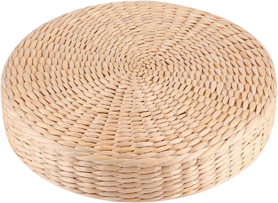 Fydun Hogar redondo Thic asientos cojín puf para tatami té zen ceremonia decoración hogar redondo Thic asientos para la familia
