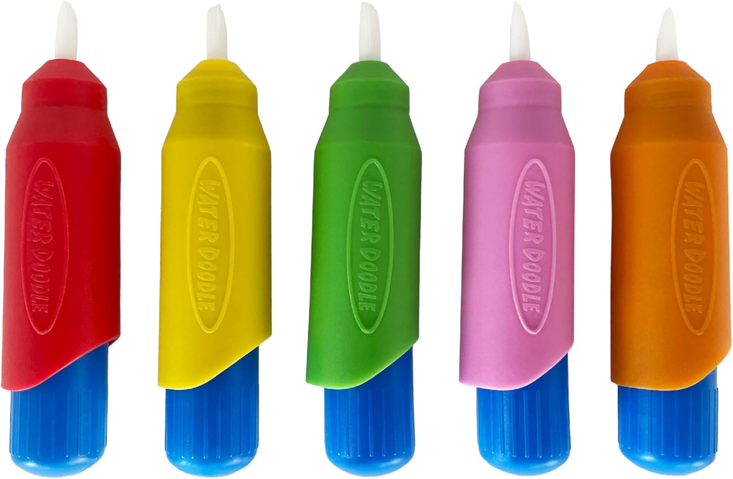 Kanga Toys – Juego de 5 pinceles de agua multicolor, para pintar con pinceles de agua, bolígrafos Wow de repuesto para libros de dibujo o tapetes