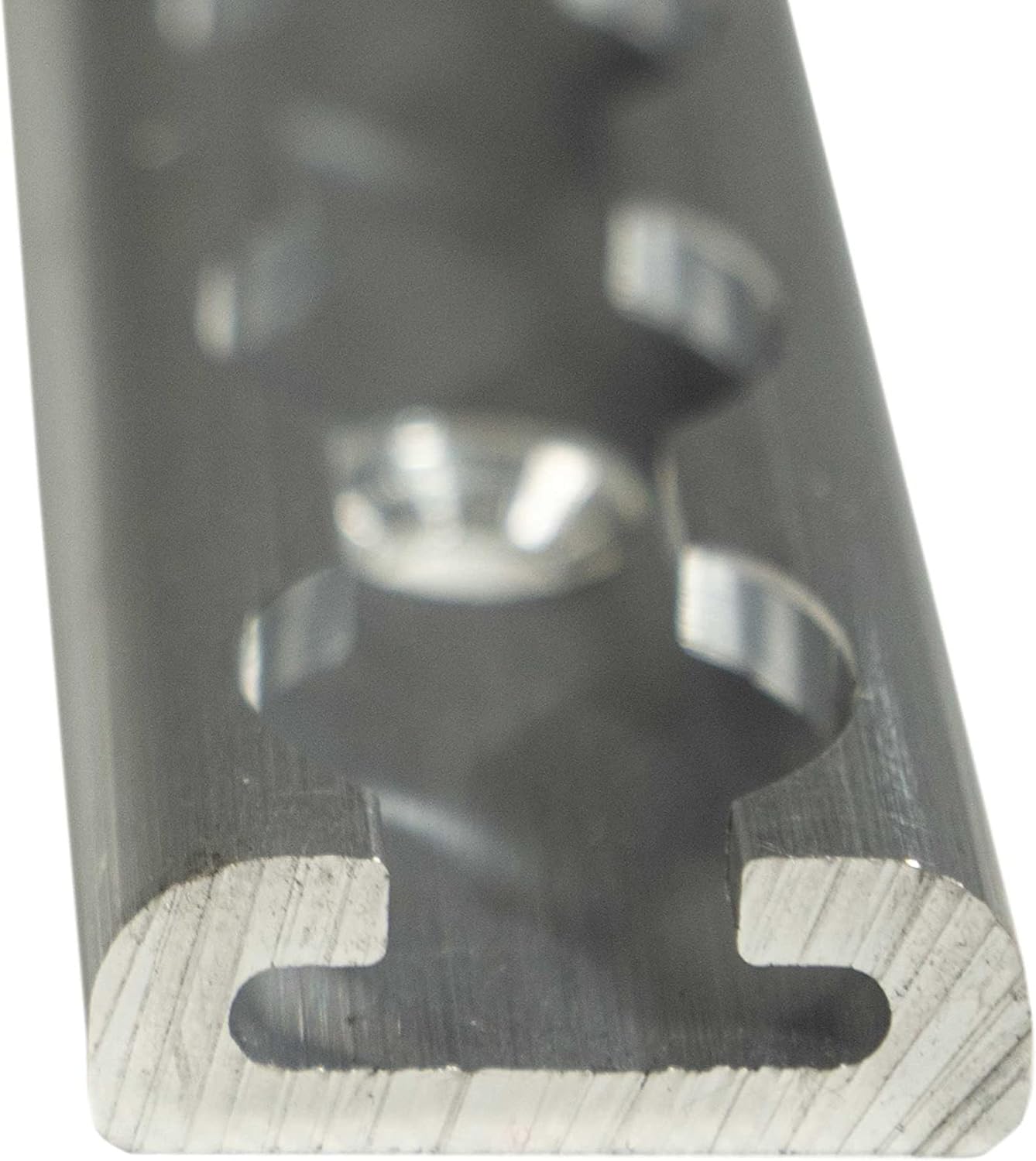 US Cargo Control Sistema de amarre de riel en L, incluye (2) riel en L de aluminio de 4 pies fabricado en Estados Unidos y (4) accesorios de junta
