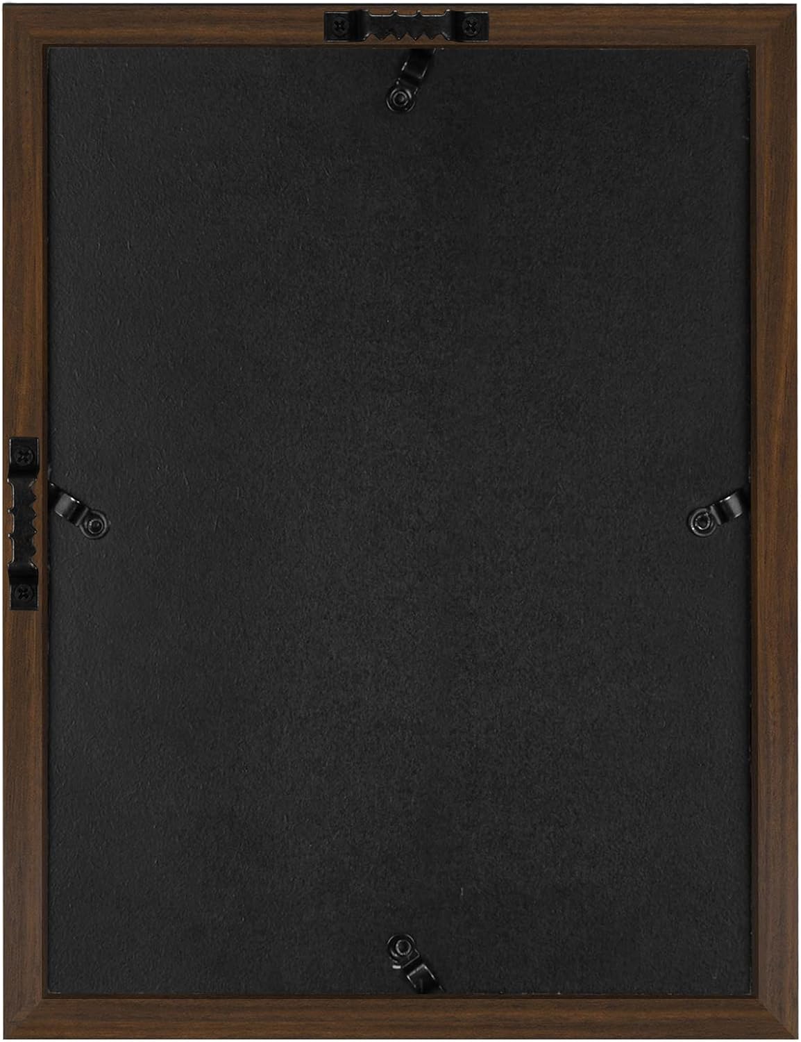 Americanflat Marco de caja de sombra A4 en nogal con parte trasera de lino suave, caja de sombra grande con madera de ingeniería y vidrio resistente