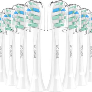 WOJASAL Cabezales de cepillo de dientes de repuesto compatibles con el soporte de cepillo de dientes sónico Philips para cepillos de dientes Philips WOJASAL Cabezales de cepillo de dientes de repuesto compatibles con el soporte de cepillo de dientes sónico Philips para cepillos de dientes Philips