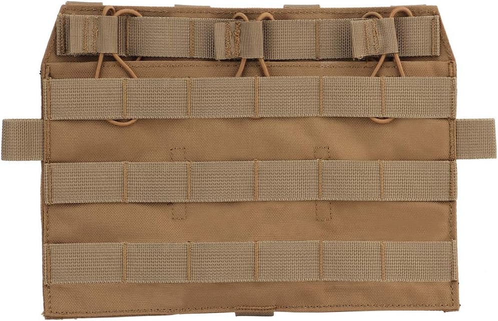 Triple solapa plana Mag bolsa, táctico QD frontal Molle bolsa 0.219 in Revista Panel desmontable JPC AVS chaleco sistema componen