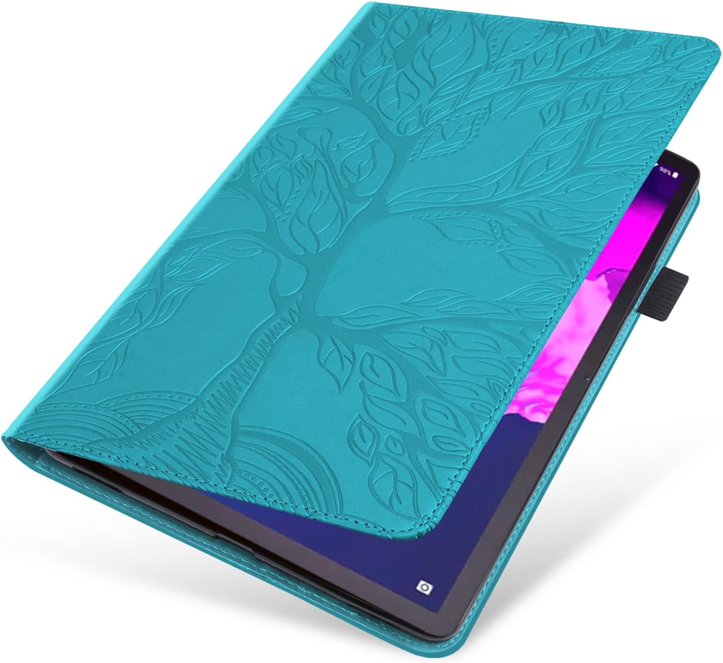Funda para Lenovo Tab P11 Pro de 2 generaciónPad Pro 2022 de 11.2 pulgadas (TB-138FCTB-132FU) Funda de piel sintética con soporte para tarjeta para