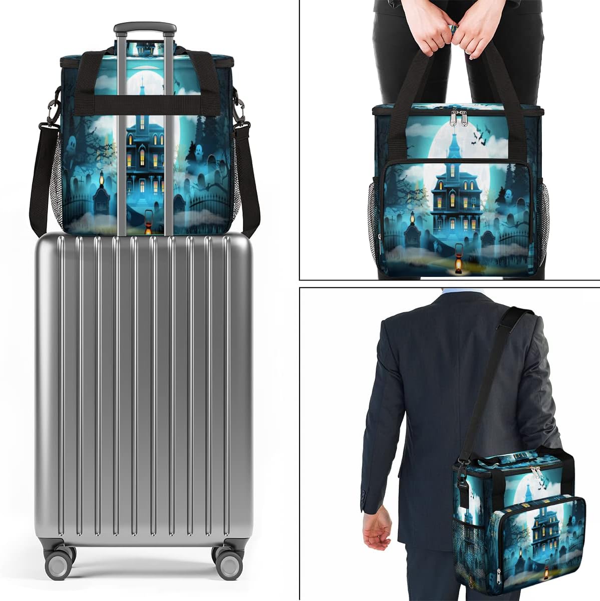 Bolsa de almacenamiento de viaje compatible con Keurig K-Mini o K-Mini Plus portátil de una sola porción con bolsillos para cápsulas K-Cup K-Cup