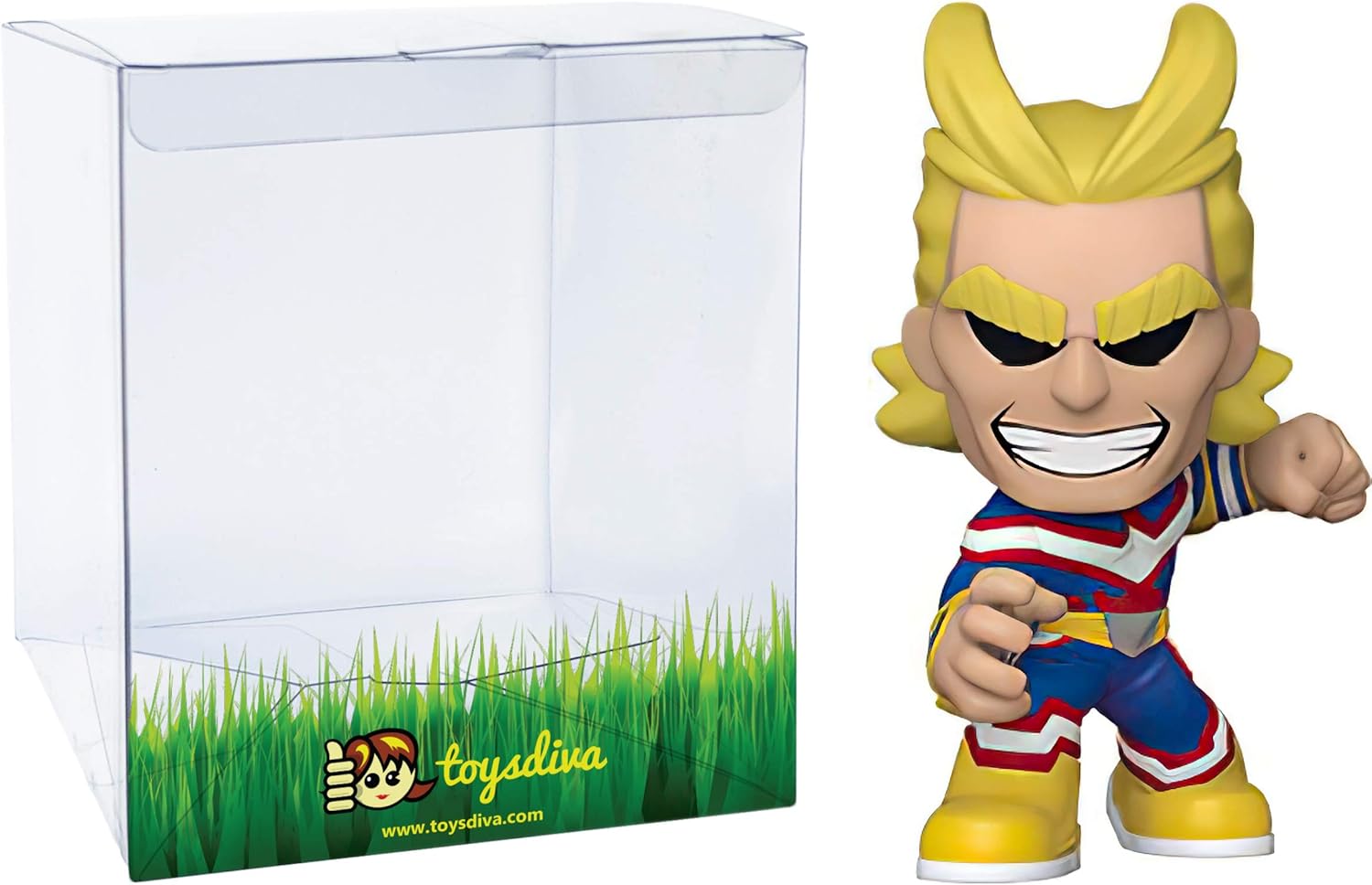 All Might Fun ko Mystery Minis – Figura de vinilo con 1 protector gráfico compatible con ‘ToysDiva’ (48855  A – B)