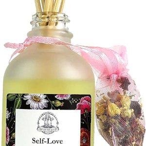 Difusor de varillas de amor propio con hierbas botánicas y aceites esenciales Cuenta con rosa, jazmín y lila Aceptación, confianza y autoestima Difusor de varillas de amor propio con hierbas botánicas y aceites esenciales Cuenta con rosa, jazmín y lila Aceptación, confianza y autoestima