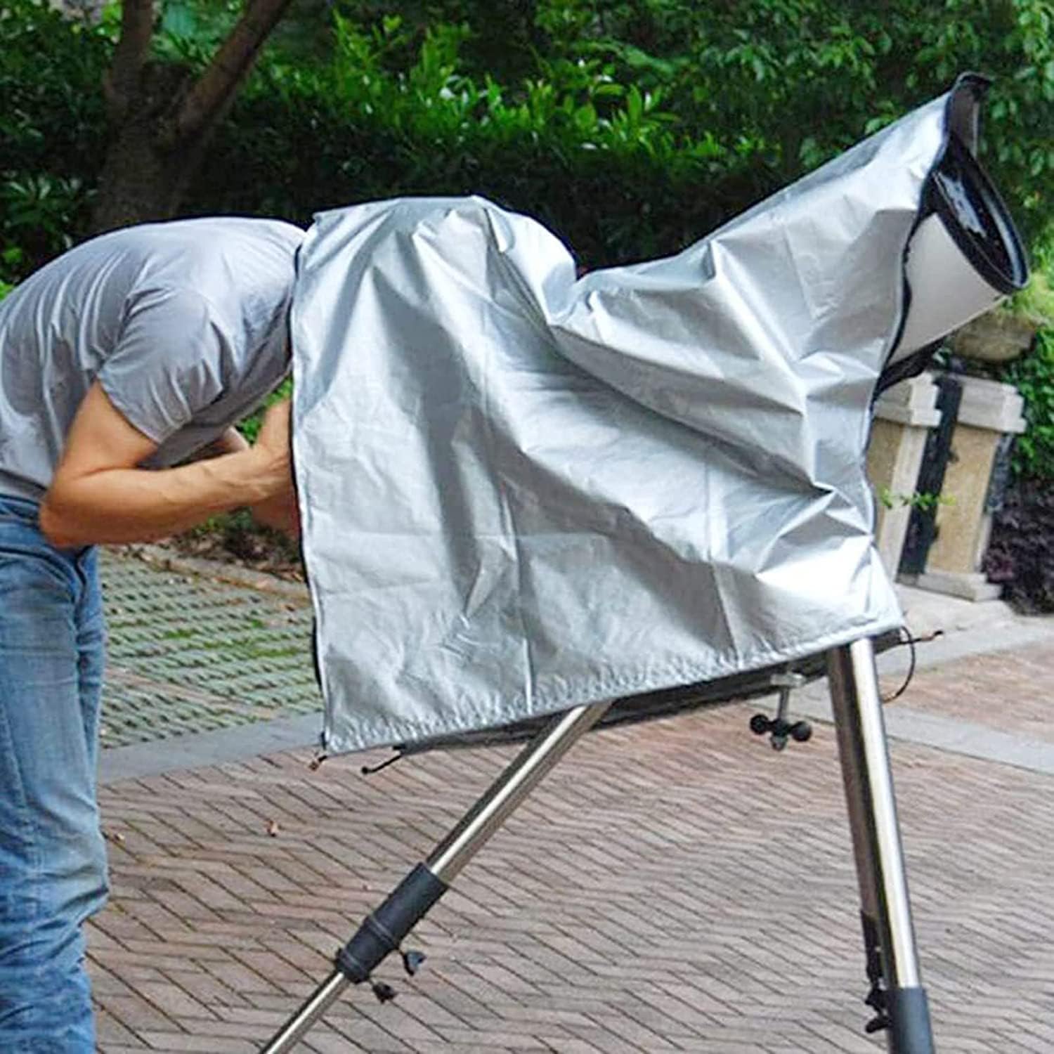 Funda para telescopio, resistente al sol, para telescopios, impermeable, a prueba de sol, astronómico, con cordón ajustable, para Celestron