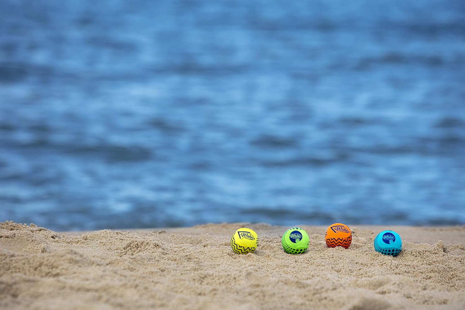 WAHU Super Grip – Juguete de piscina 100% impermeable, pelota de salto de agua para piscina y playa, salta más de 150 pies en el agua, verde