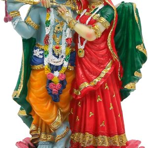 alikiki Estatua de Dios indio Radha Krishna  5.7 pulgadas de alto, diosa hindú Radha y Dios Krishna escultura India Murti, artículo para el hogar, alikiki Estatua de Dios indio Radha Krishna  5.7 pulgadas de alto, diosa hindú Radha y Dios Krishna escultura India Murti, artículo para el hogar,