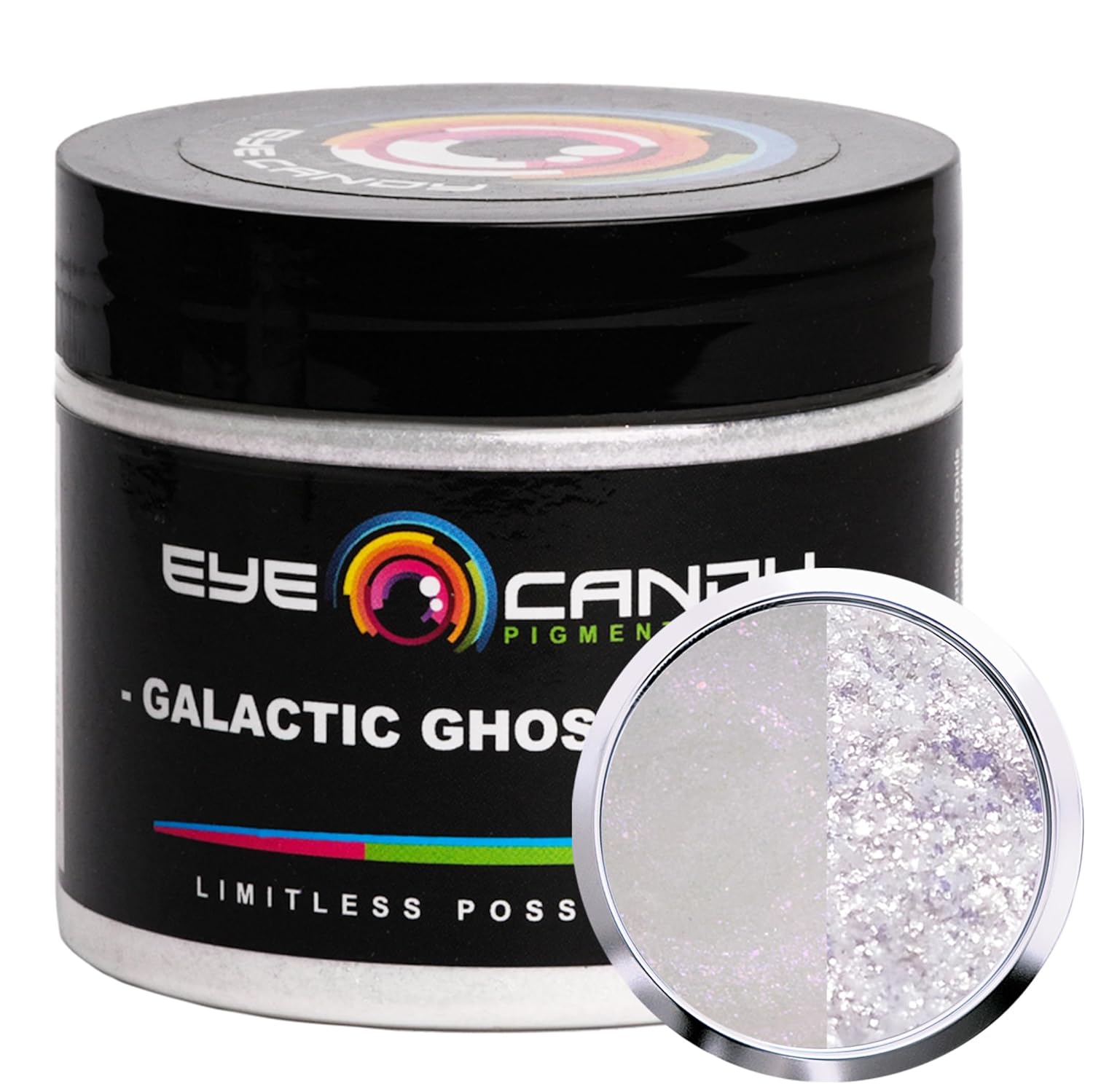 Pigmento en polvo de mica “Glimmer Ghost Blue” Aditivo multiuso para arte y manualidades que puedes hacer tú mismo  Trabajo de la madera, bombas de