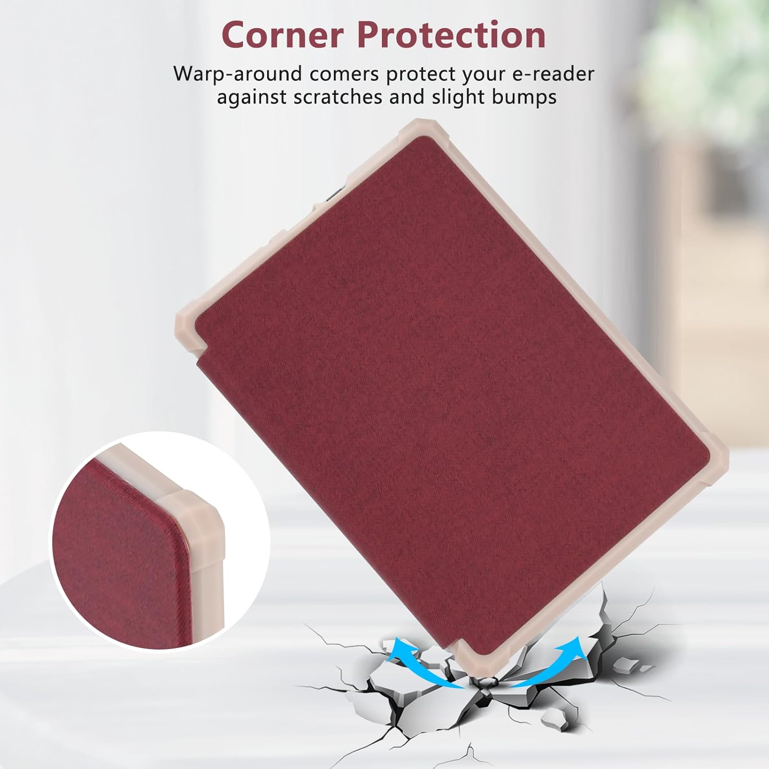 COO Funda para Kindle Paperwhite de 6.8 pulgadas, ligera, de piel sintética, con encendido y apagado automático para Kindle Paperwhite de 11.