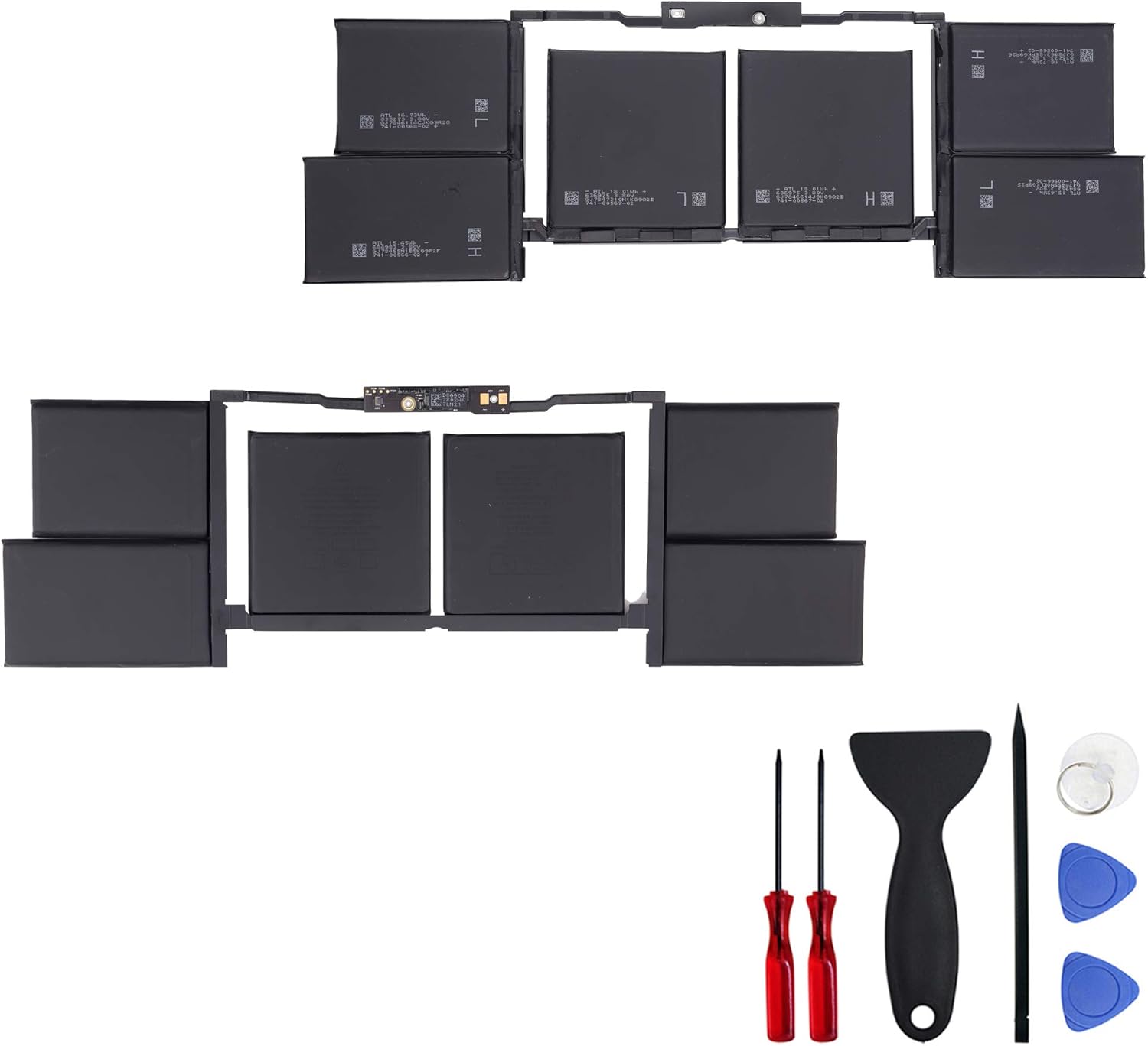 Batería de repuesto A2113 compatible con MacBook Pro A2141 de 16 pulgadas 2019 610-00533 con herramientas