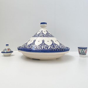 Artisanal Moroccan Ceramic Tagine Cooking Pot – Hand Painted Glazed Clay Cookware for Slow Cooking – Tajin Clay Pot for Cooking and Serving – Artisanal Moroccan Ceramic Tagine Cooking Pot – Hand Painted Glazed Clay Cookware for Slow Cooking – Tajin Clay Pot for Cooking and Serving –