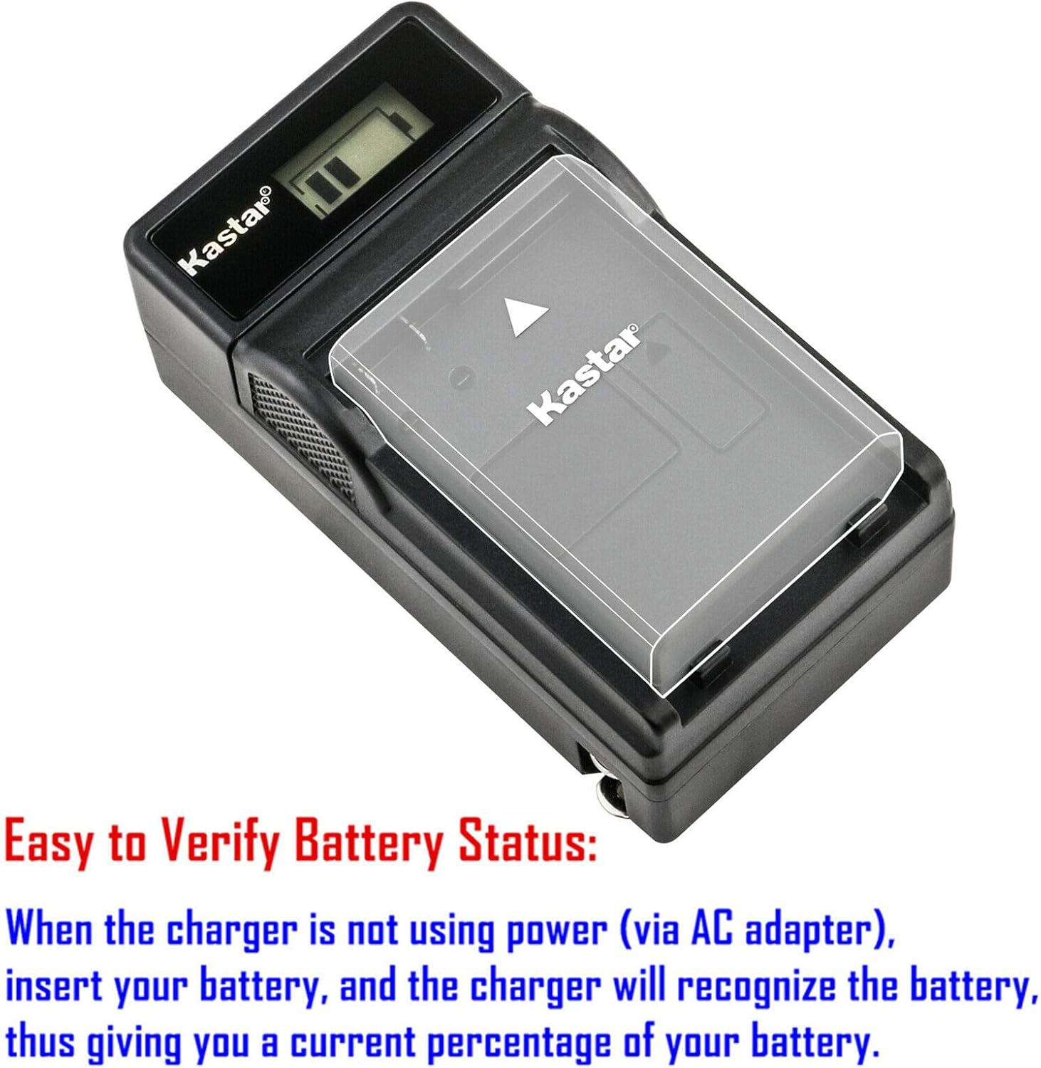 Kastar Paquete de 1 batería NP-QM91D y cargador de CA LCD compatible con Sony CCD-TRV11, CCD-TRV12, CCD-TRV14, CCD-TRV15, CCD-TRV16, CCD-TRV17,