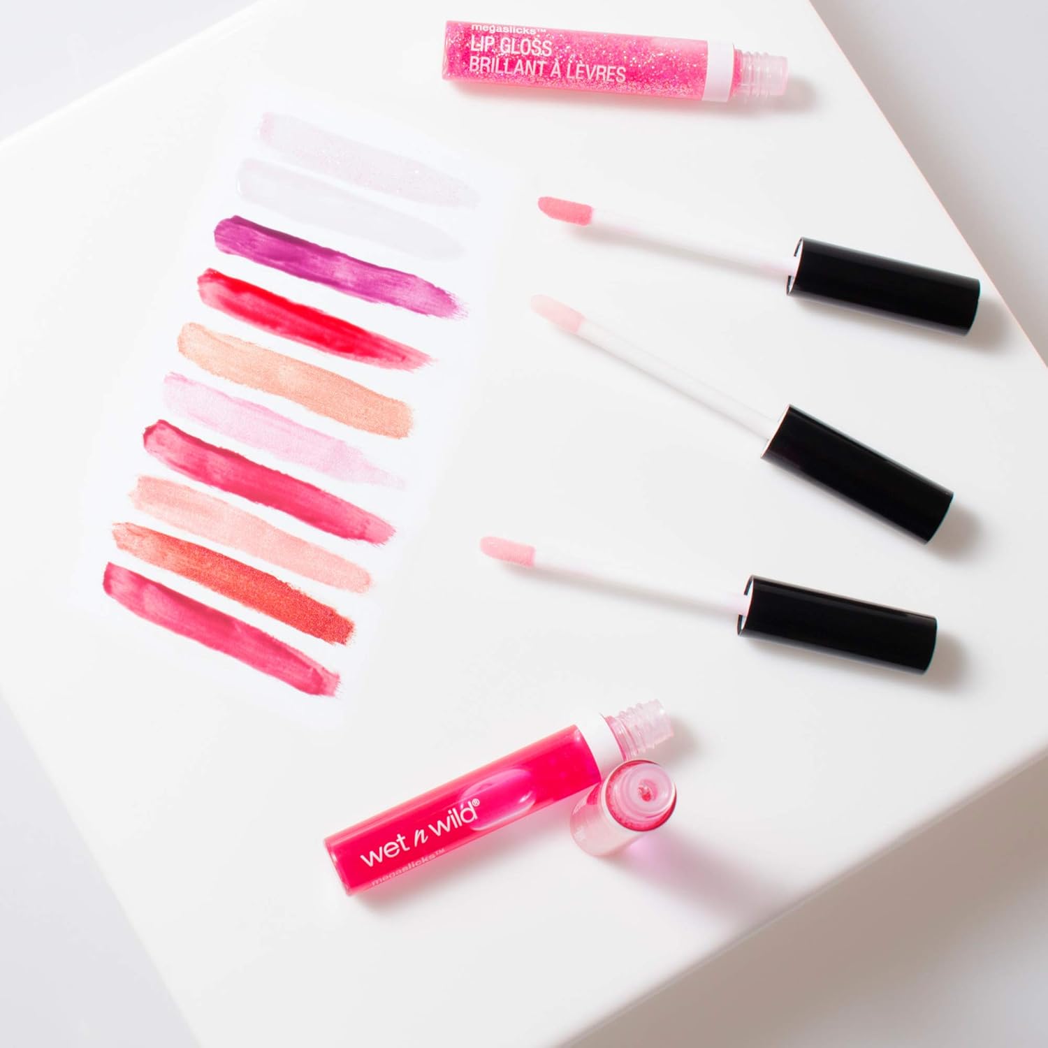 wet n wild Megaslicks – Brillo de labios, gran coral, 0.19 onzas